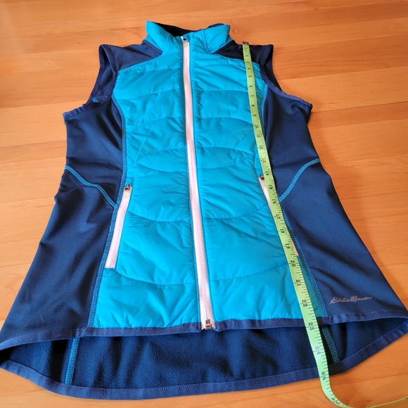 NEW Eddie Bauer Women's IgniteLite Hybrid Insulated Softshell Vest XS B… - Picture 9 of 13